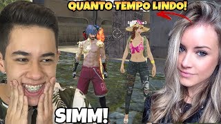 JOGUEI DEPOIS DE 1 ANO COM MINHA CRUSH BIANCA NO FREE FIRE!
