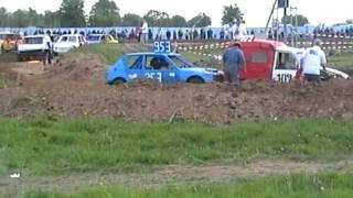 preview picture of video 'crash 205  stock-car rodeo-car ANOR mai 2010'