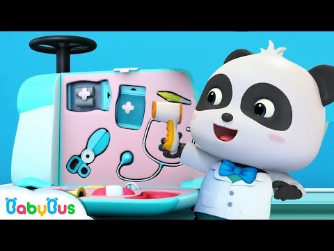 Doctor Panda with Doctor Toys | Baby Kitten is Scared of Hospital |  Kids Pretend Play | BabyBus