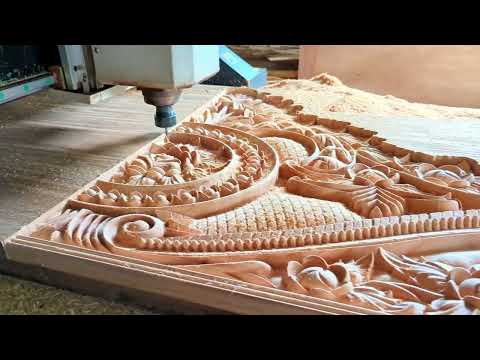 Amazing 3D stylish Wood Designing CNC Router Machine | Smart Wood Working Skill | WOOD CRAFTING