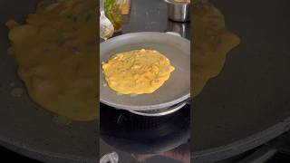 Cooking Chilla for Breakfast! Besan Chilla #youtube #creator #ytshorts  #ashortaday #food #foodie