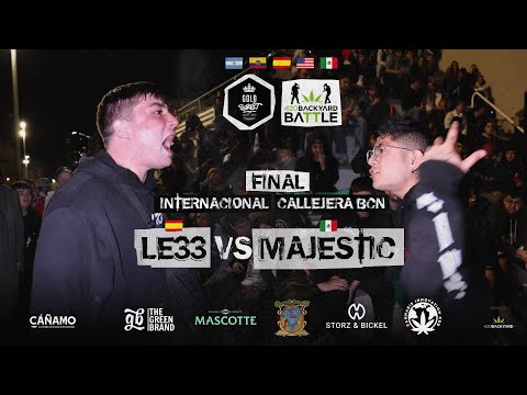 LE33 vs MAJESTIC. FINAL. 420 Backyard Battle Internacional Callejera BCN 2023