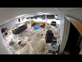 Basement Wall Collapses Under Pressure Of Ida Flood Waters