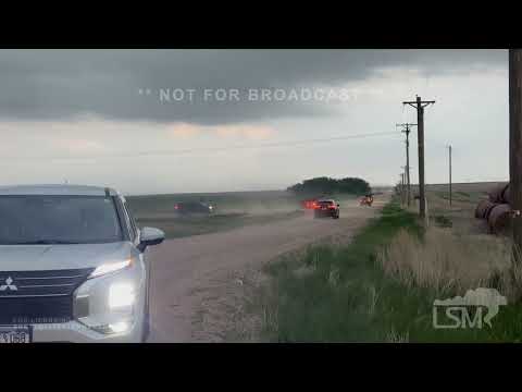 05-20-2024 Akron to Last Chance, Colorado - Supercell/lightning/nighttime blowing dust