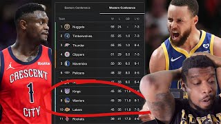 LAKERS ARE IN 10TH PLACE… WARRIORS/PELICANS HIGHLIGHTS!