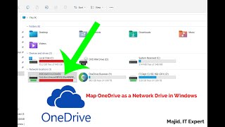 Map Onedrive as network drive in windows 11, 10, 8