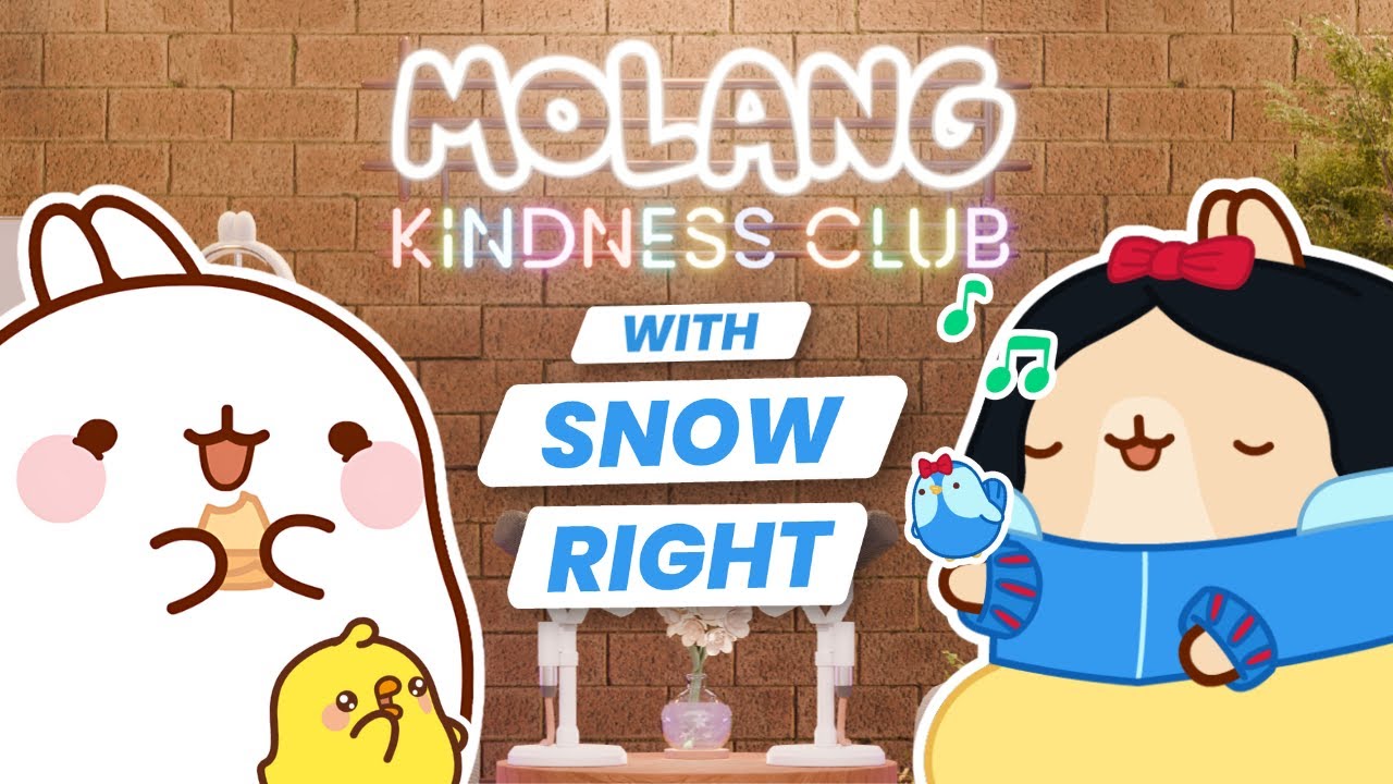 It’s okay to be messy with SNOW RIGHT 🍎 | Molang Kindness Club #13 🎙️