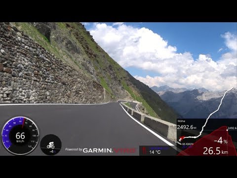 60 Minute Extrem Uphill Indoor Cycling Workout Stilfser Joch - Passo Stelvio Italy 4K