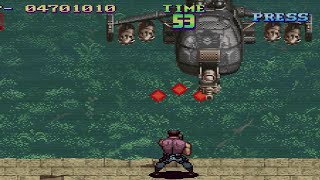 💥Shock Troopers - Run and Gun Arcade by Saurus and Published by SNK in 1997. Gameplay Longplay