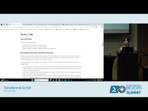 PowerShell Summit 2025 - Terraform & CI/CD by Steven Ma