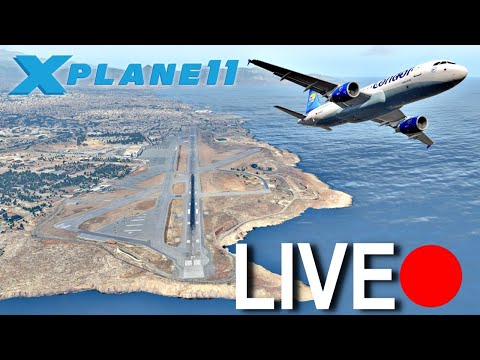 AeroNewsGermany LIVE | X-Plane 11 | Quer durch Griechenland!