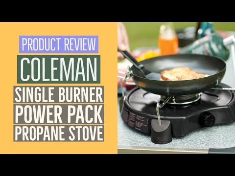 Coleman Power Pack Single Burner Stove - Product Review