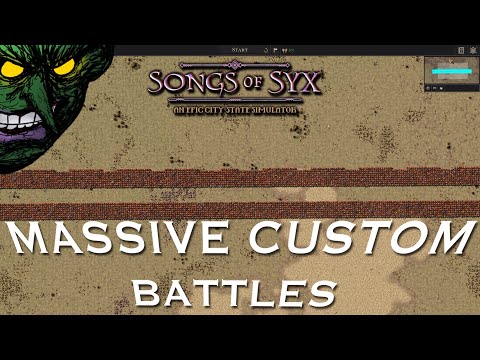 Testing massive battles in Songs of Syx Custom Battles (#1 Archer Supremacy)