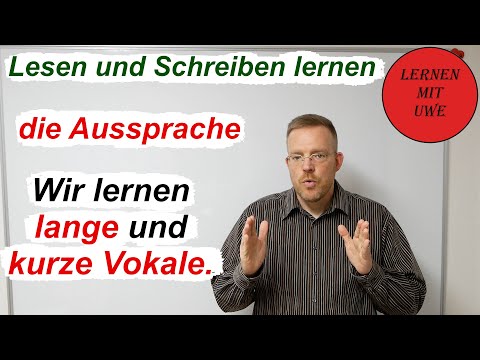 Deutsch – Lesen und Schreiben lernen – Teil 20 – lange und kurze Vokale / Silben