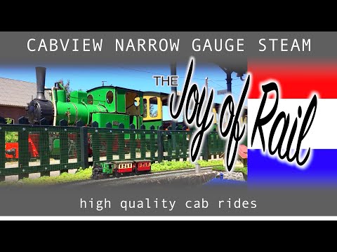 Stoomtrein Katwijk Leiden CABVIEW HOLLAND [NARROW GAUGE STEAM] Leiden 29jun 2019