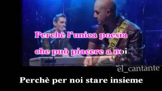 Volevo dirti - Modà  Karaoke (SL).wmv