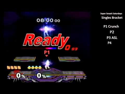 Super Smash Saturdays 2/8/16 - Captain Crunch vs ASL Winner's Round 2