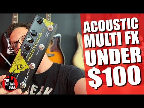 Budget Acoustic Guitar Effects Pedal - Caline Honeycomb Demo and Review