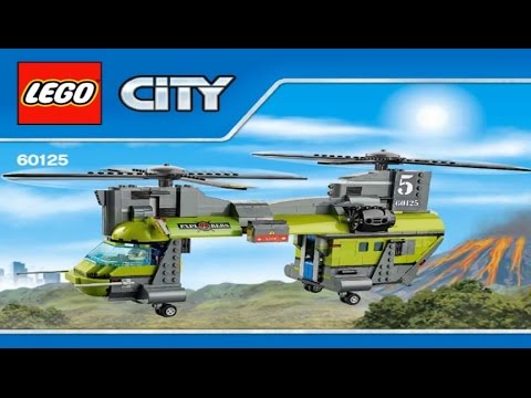 LEGO City 2016 Explorers VOLCANO HEAVY LIFT HELICOPTER 60125 #5