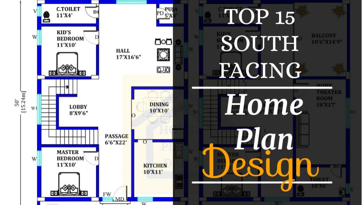 Top 15 South Facing House Plans As Per Vastu
