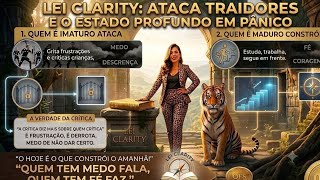 LEI CLARITY ATÅCA TRÅIDORES ESTADO PROFUNDO EM PÅNICO #estudos #motivacional  #gratidão 