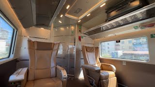 High-Speed Train From Florence to Rome, Italy Sitting 1st Class