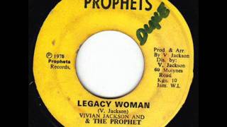 LEGACY WOMAN + LEGACY VERSION  -- Vivian Jackson (Yabby You) & The Prophets - Roots Revive 7" - 1975