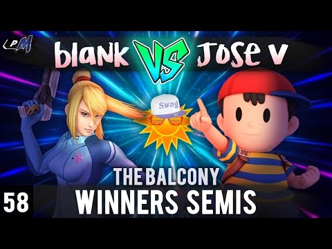 PM @ the Balcony 58 - Winners Semis ft. blank (Zero Suit Samus) VS Jose V (Ness)
