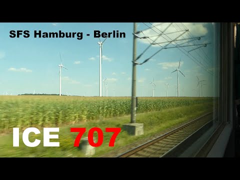 SFS Hamburg - Berlin komplett im ICE 1 | ICE 707 Mitfahrt Hamburg Hbf - Berlin Hbf (tief)