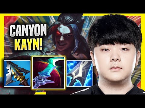 CANYON DESTROYING WITH KAYN! - DK Canyon Plays Kayn JUNGLE vs Lee Sin! | Preseason 2022
