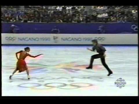 Krylova & Ovsiannikov (RUS) - 1998 Nagano, Ice Dancing, Free Dance (Canadian Broadcast Feed)