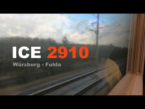ICE 1 Ersatzzug Mitfahrt Würzburg - Fulda | ICE 2910