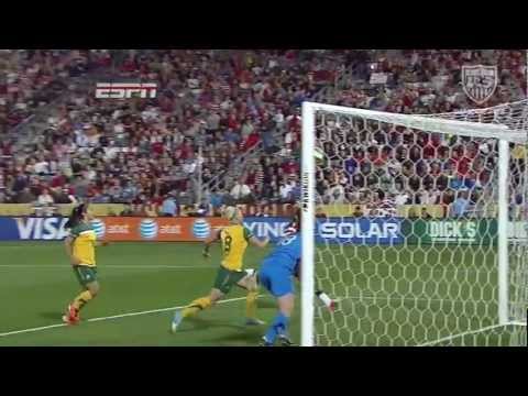 WNT vs. Australia: Abby Wambach Goal - Sept. 19, 2012
