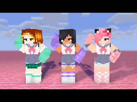 TOCA TOCA SCHOOL APHMAU FRIENDS KIM AND KC - MINECRAFT ANIMATION #shorts