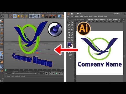 How to Export or Import Illustrator Files to Cinema 4D Convert 2D Designs to 3D