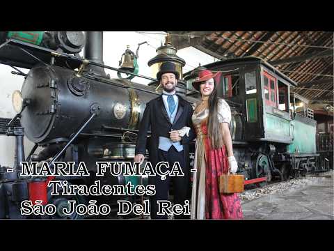 Passeio de Maria Fumaça ligando as cidades de Tiradentes/MG e São João Del Rei/MG.