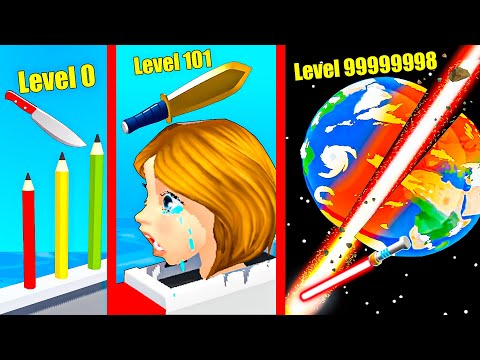 When you slice completely through earth