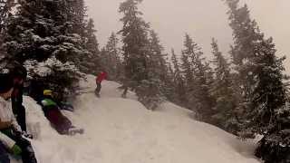 preview picture of video 'Zell am See, Schmittenhöhe - Powder Frontflip Attempt'