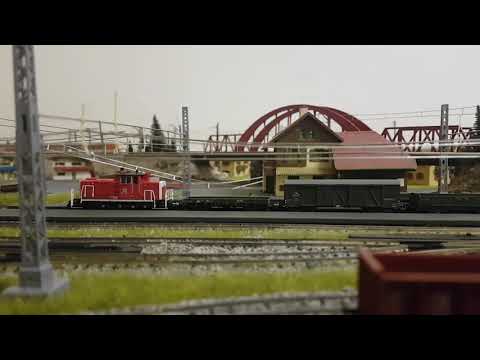 Spur N Minitrix Aufenthaltsschalter installiert