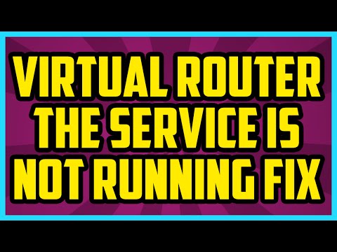 Cannot Manage Virtual Router The Service Is Not Running FIX (EASY) - Virtual Router Manager Fix 2016