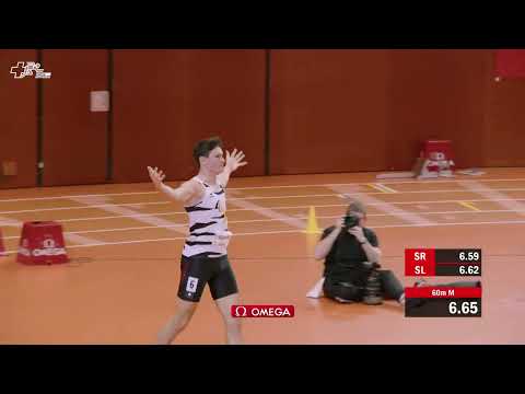 Hallen SM 2023 - Männer 60m Halbfinale 1