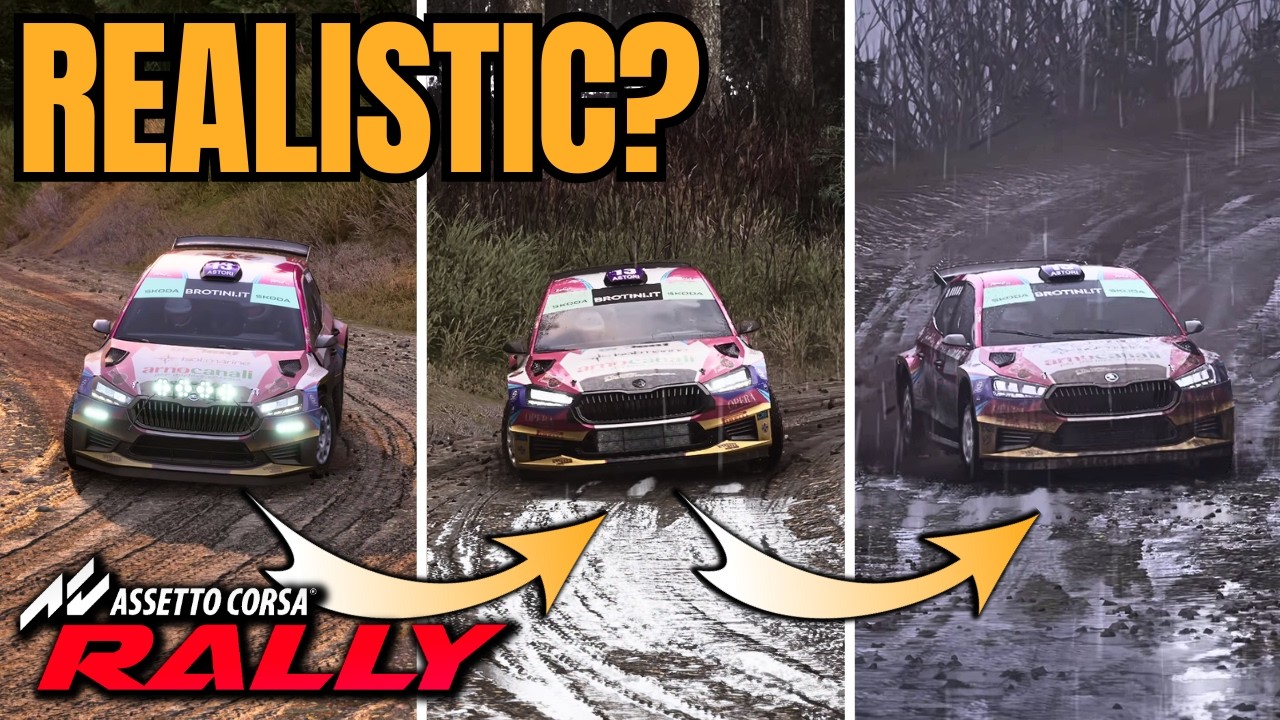 How Good Is the DYNAMIC WEATHER in Assetto Corsa Rally 0.3?