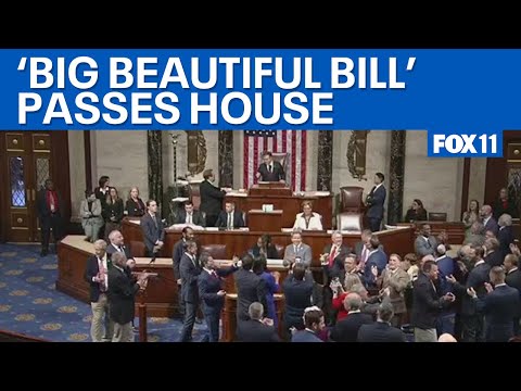 Donald Trump's Big Beautiful Bill passes narrow House vote - 2 Republicans vote 'No' | FOX 11 LA