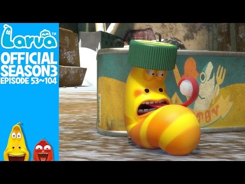 EXCLUSIVE - [Official] 90 MIN - LARVA- Season 3 Episode 53 ~ 104 (Final)