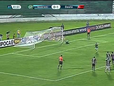 Guarani 2 x 1 Oeste | Campeonato Paulista 2012 | Bugremídia