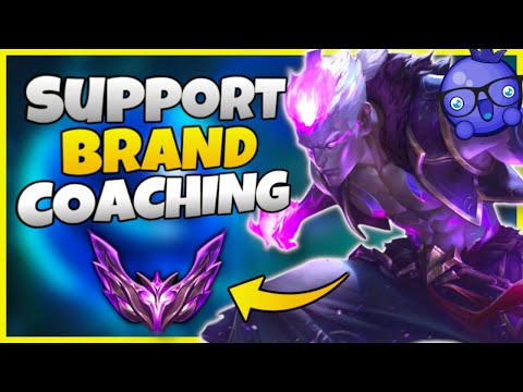 HUGE TIPS to Get better at Brand Support! - League of Legends Coaching