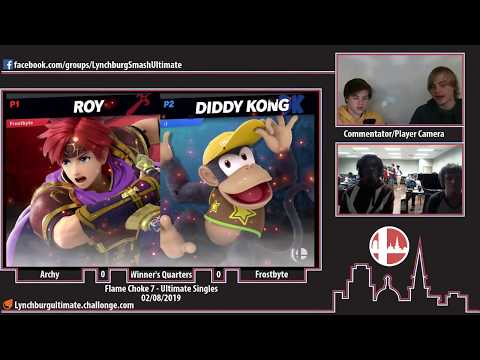 Flame Choke 7 - Frostbyte (Roy) vs. Archy (Diddy Kong) - Winner's Quarters - Ult Singles (2/9/19)