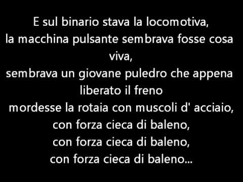 Francesco Guccini - La Locomotiva- testo
