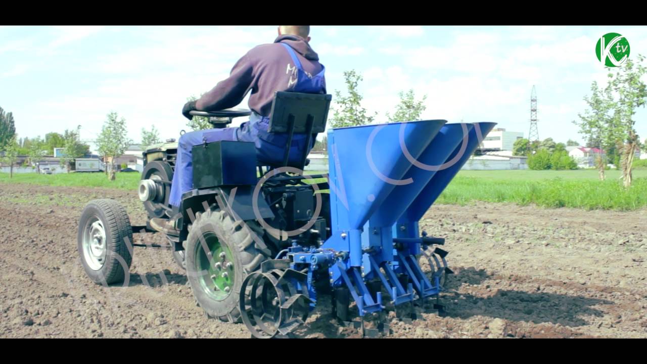 Fokhagyma függesztett ültetőgép, 3 soros