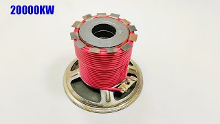 Free Energy Generate From Magnet With Pvc Wire & Coper Wire